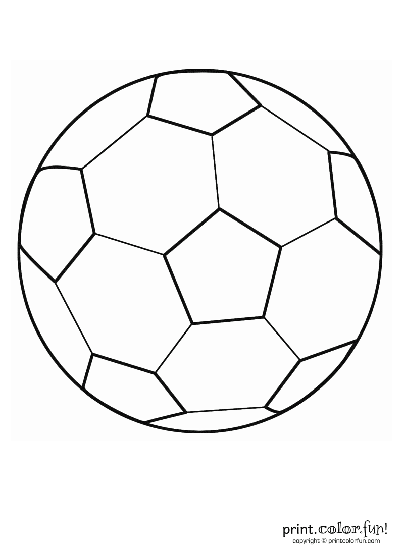 Download this adorable dog printable to delight your child. Soccer Ball Coloring Pages Download And Print For Free