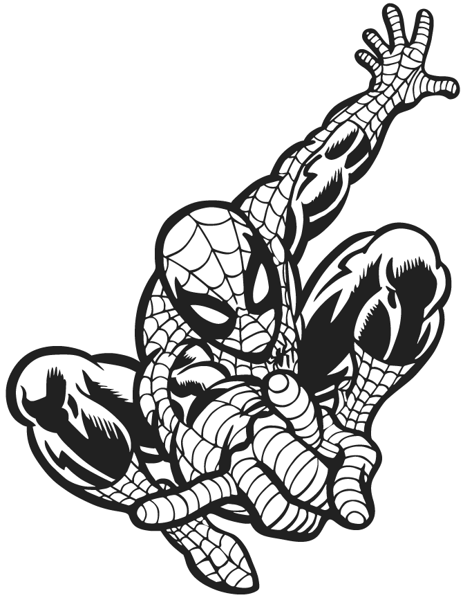 Superheroes coloring pages download and print for free