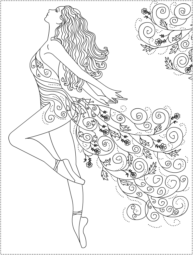 Ballet coloring pages to download and print for free