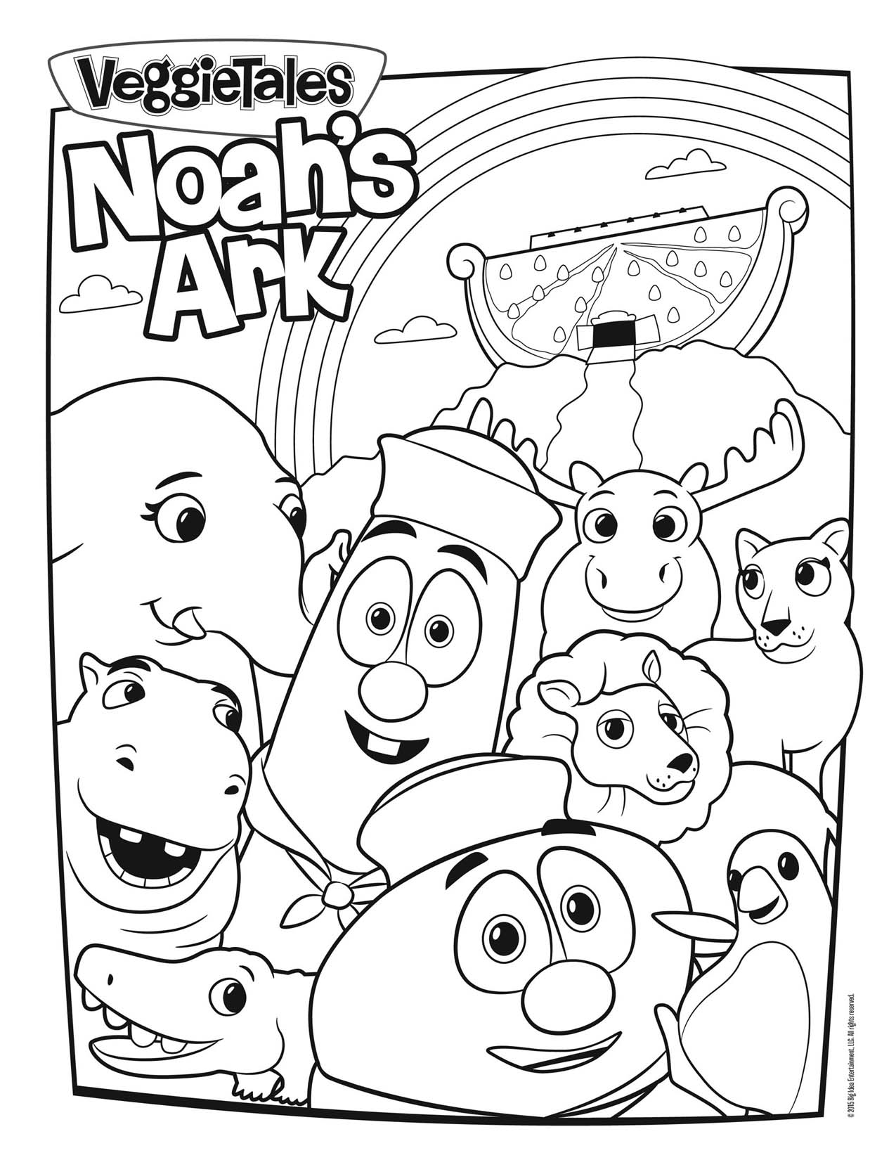 Use our large collection of 166.487 beautiful coloring pages for educational purposes or just for . Veggie Tales Coloring Pages Download And Print For Free