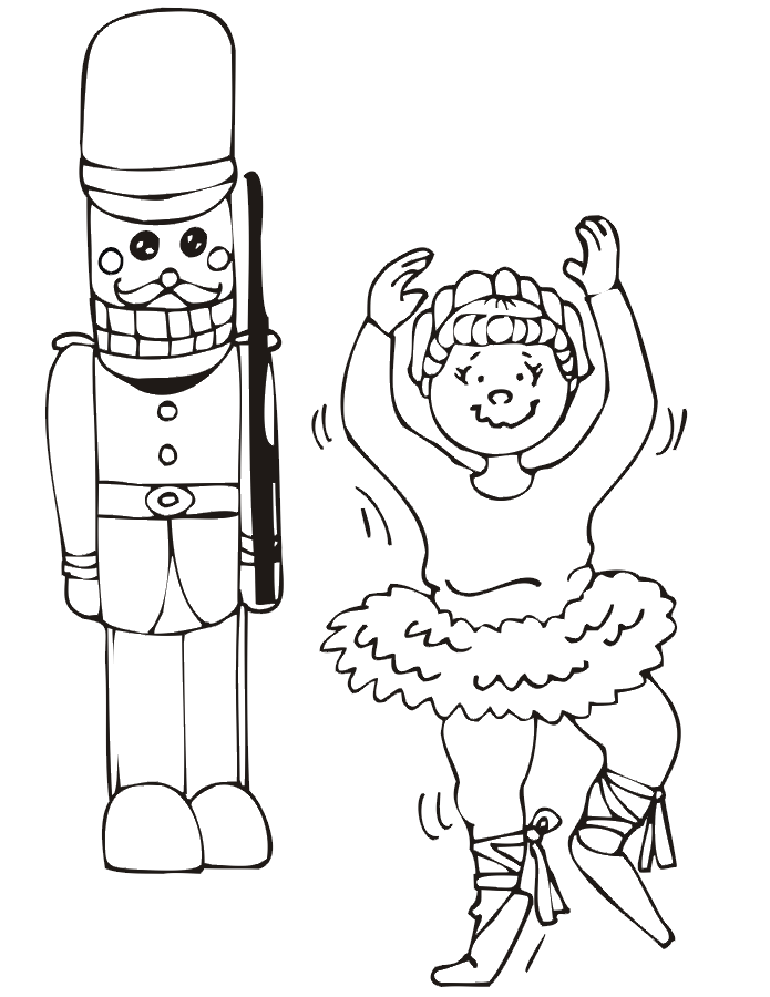 Nutcracker coloring pages to download and print for free