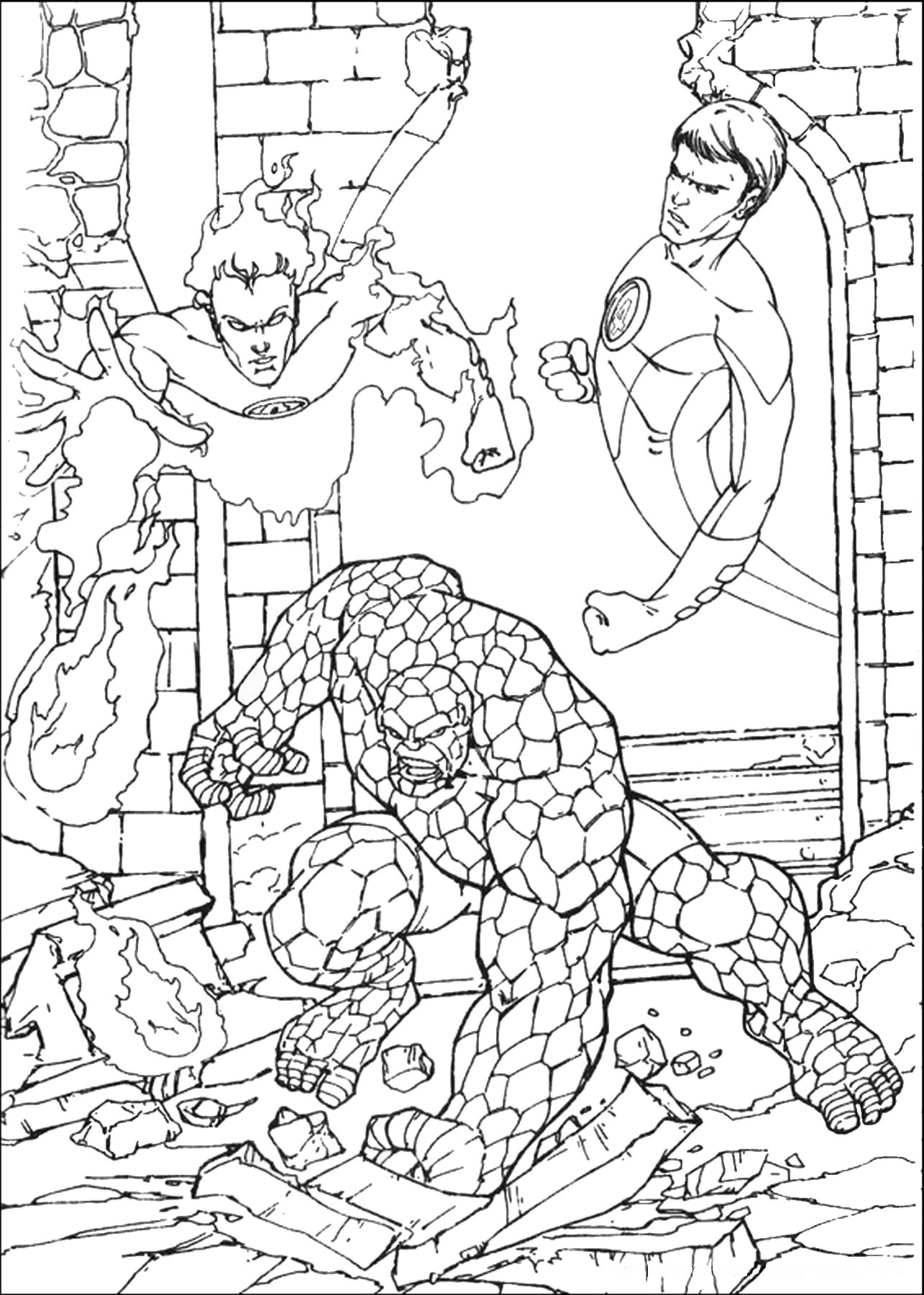 I'michael sure the kids are usually seeking color sheets. Fantastic 4 coloring pages download and print for free