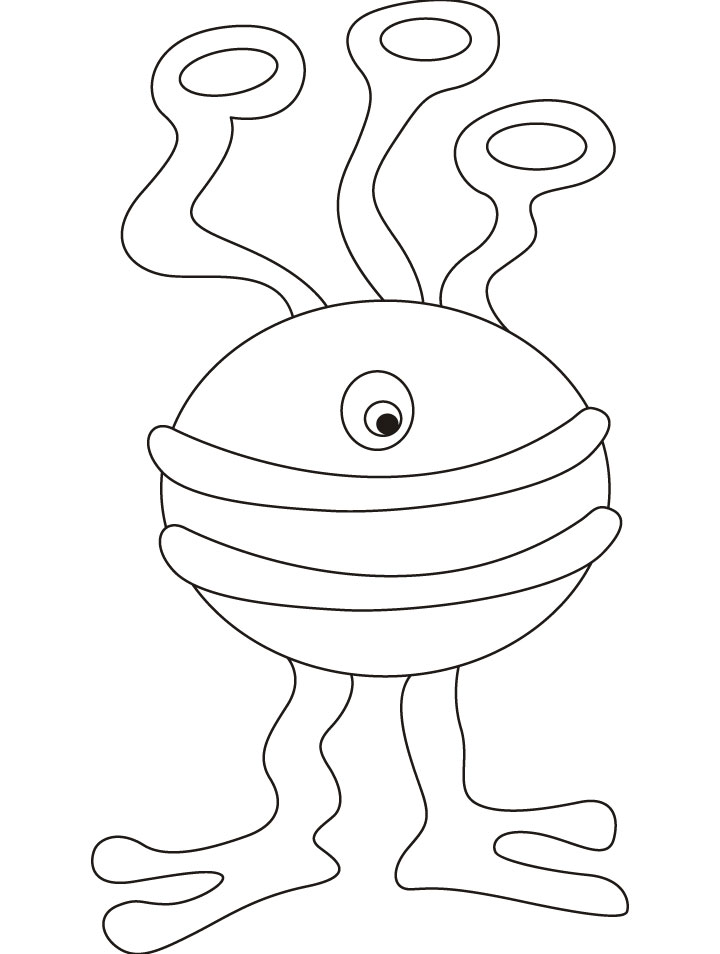 alien coloring pages to download and print for free