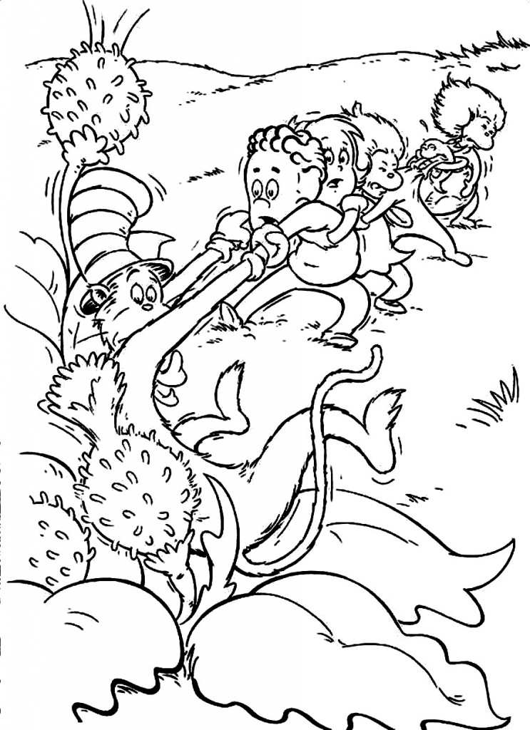 Dr suess coloring pages to download and print for free
