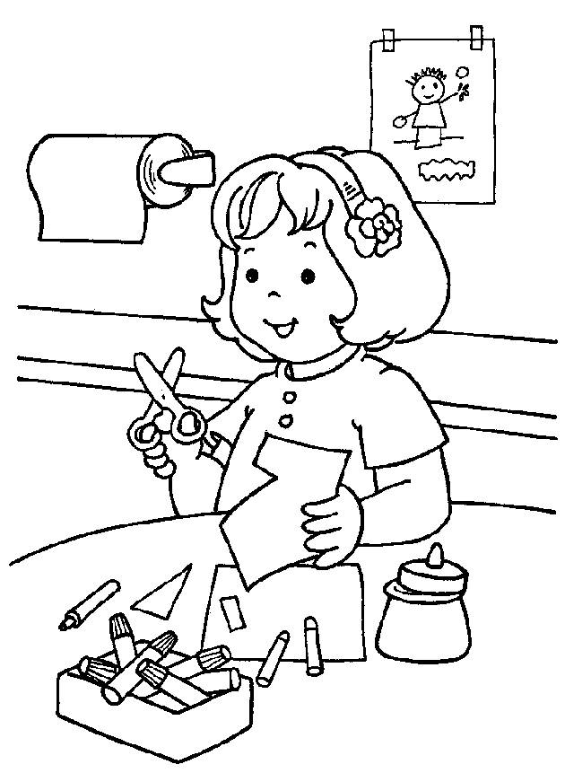 Kindergarten coloring pages to download and print for free