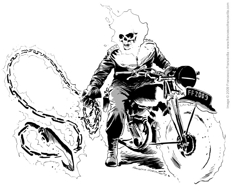 Home / super heroes / ghost rider. Ghost rider coloring pages to download and print for free