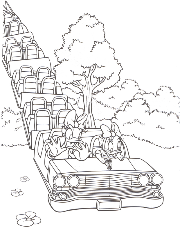 Roller coaster coloring pages download and print for free