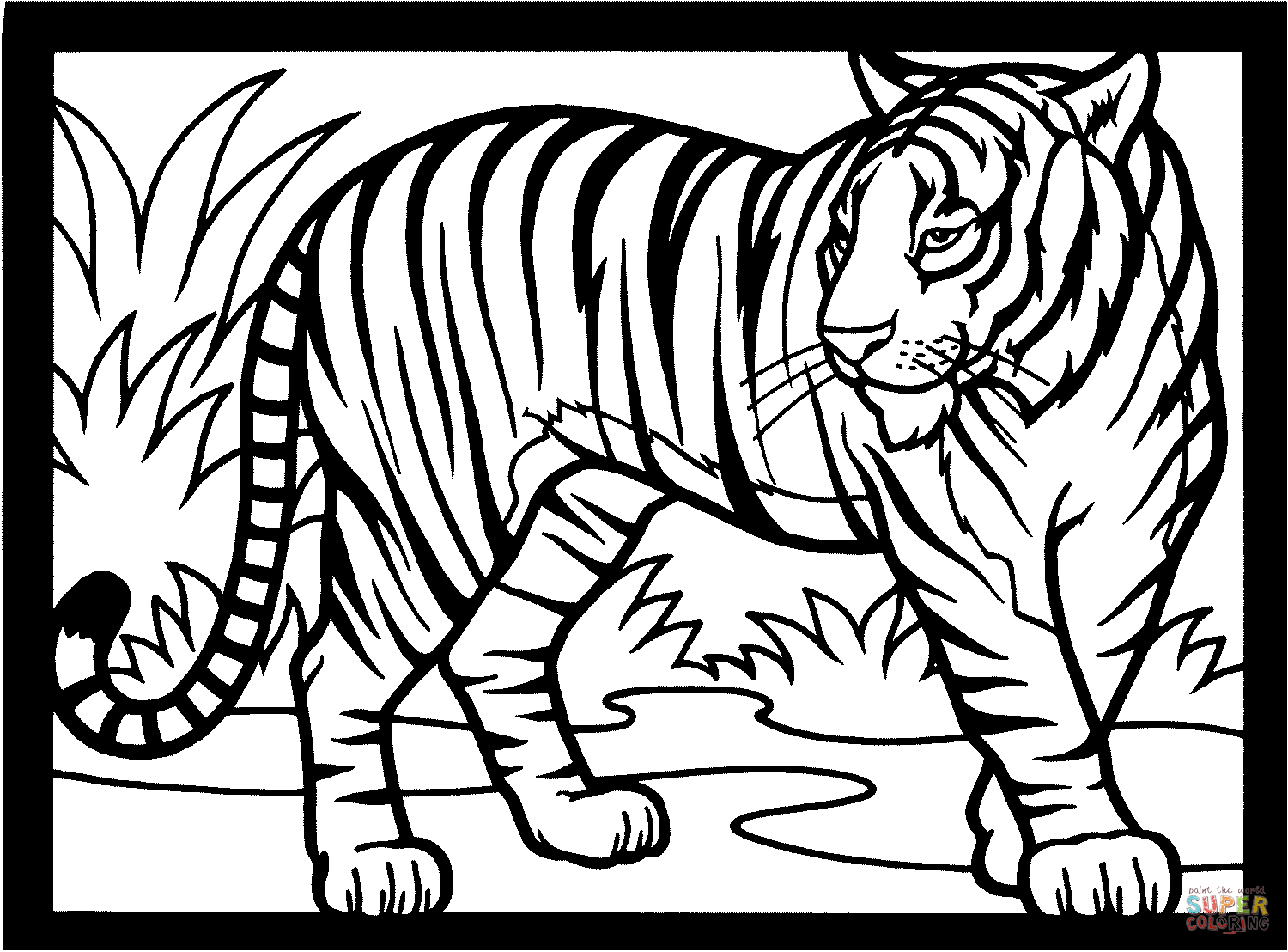 tiger coloring pages to download and print for free