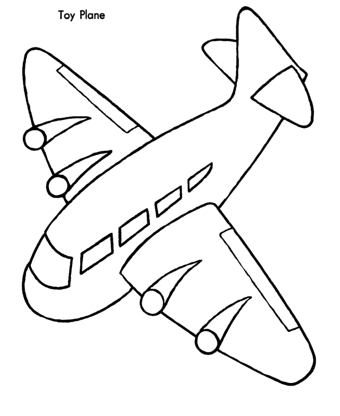 plane coloring pages to download and print for free