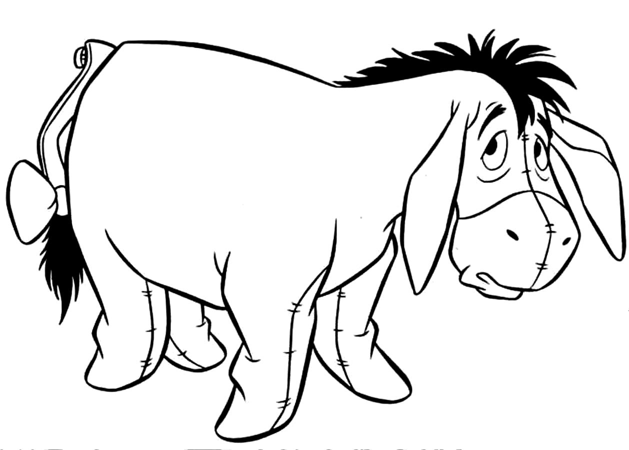 Donkey coloring pages are a fun way for kids of all ages to develop creativity, focus, motor skills and color recognition. Donkey coloring pages to download and print for free
