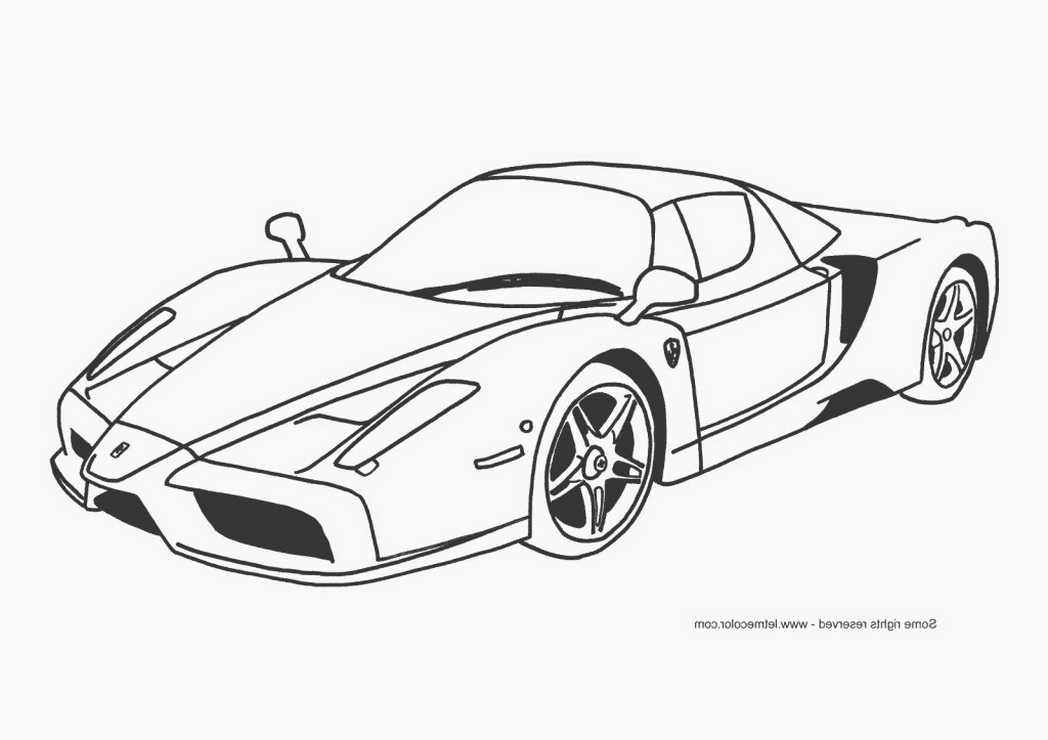 Dogs love to chew on bones, run and fetch balls, and find more time to play! Ferrari coloring pages to download and print for free