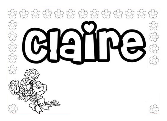 girls names coloring pages to download and print for free