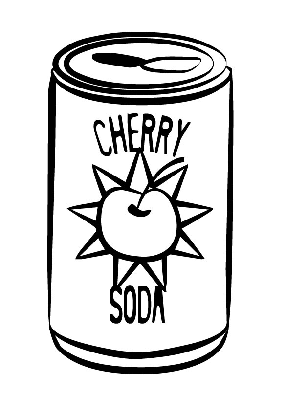 Printable soda cup coloring page. Drinks Coloring Pages For Childrens Printable For Free