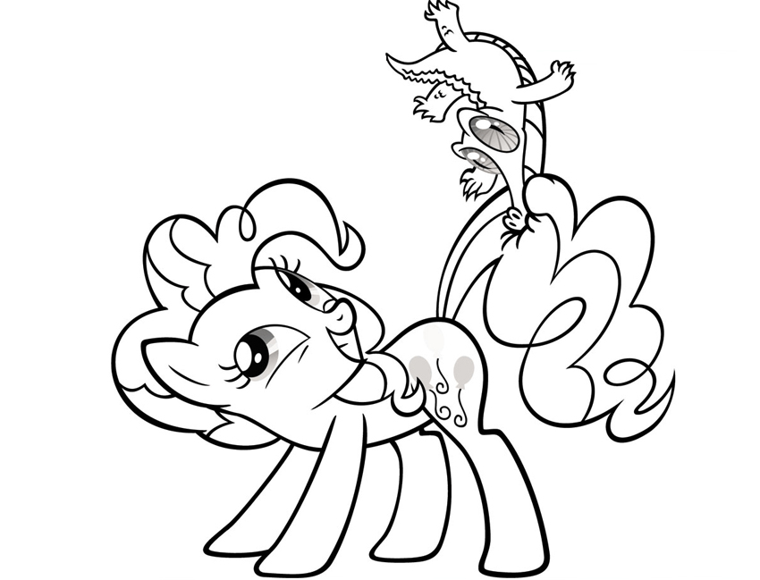She is one of the main characters in my little pony, friendship is magic. Pinkie Pie pony coloring pages for girls to print for free