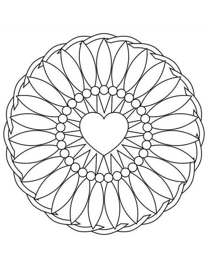 Geometric coloring pages (free printable pdf)