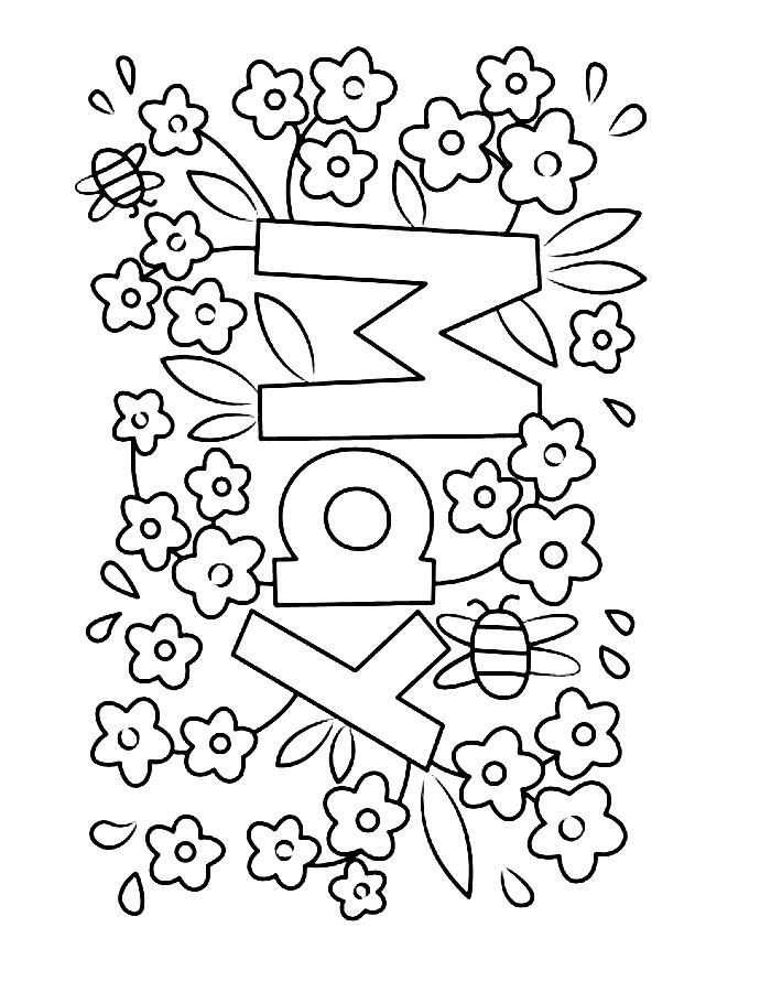 May coloring pages (free printable pdf)