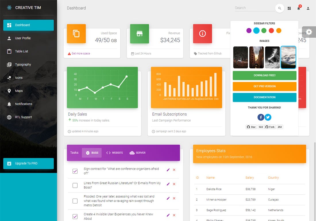 23 Best Free React Templates Themes 2020 Colorlib