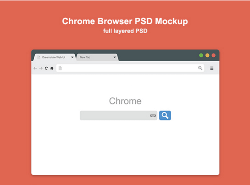 Discover 1 free browser mockup design on dribbble. 17 Chrome Browser Mockup Allfreemockup