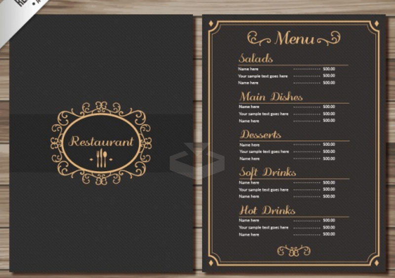 Top 42 Free Restaurant Menu Psd Templates Mockups 2020 Colorlib