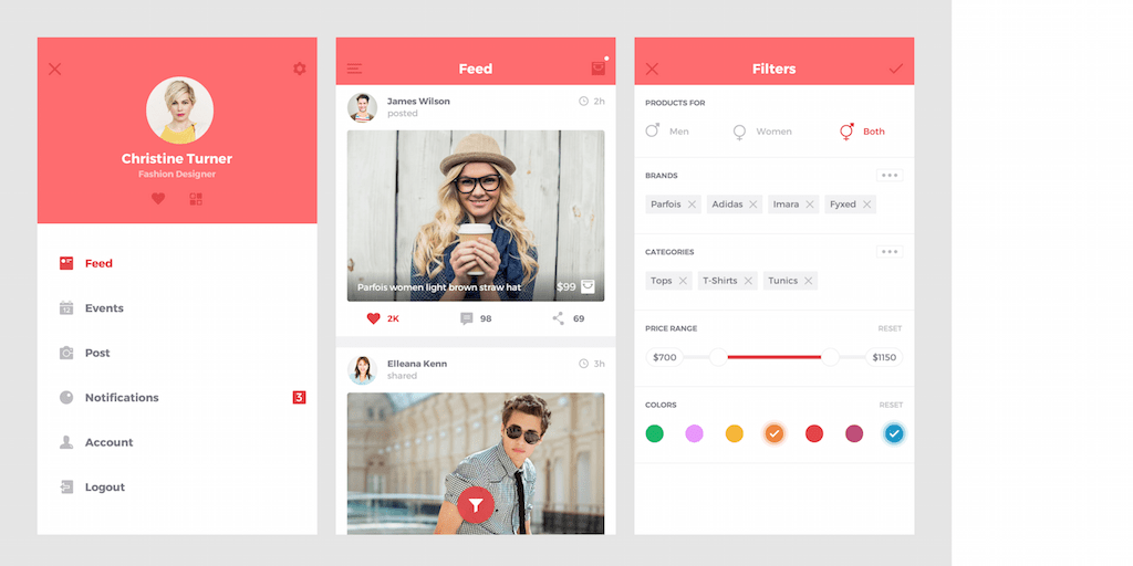 The caco ui kit is great for cooking guide application and any creative applications about cooking, pursuing the aim . Top 30 Free Mobile Ui Kits For App Designers 2021 Colorlib