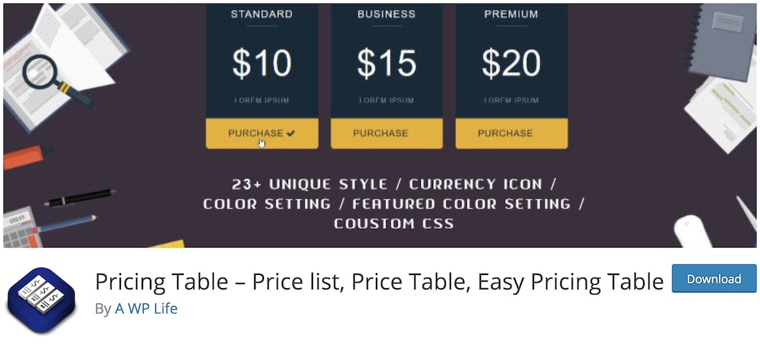 Install responsive pricing table plugin for wordpress in just 2 minutes. The Best WordPress Pricing Table Plugins for 2020 - Colorlib