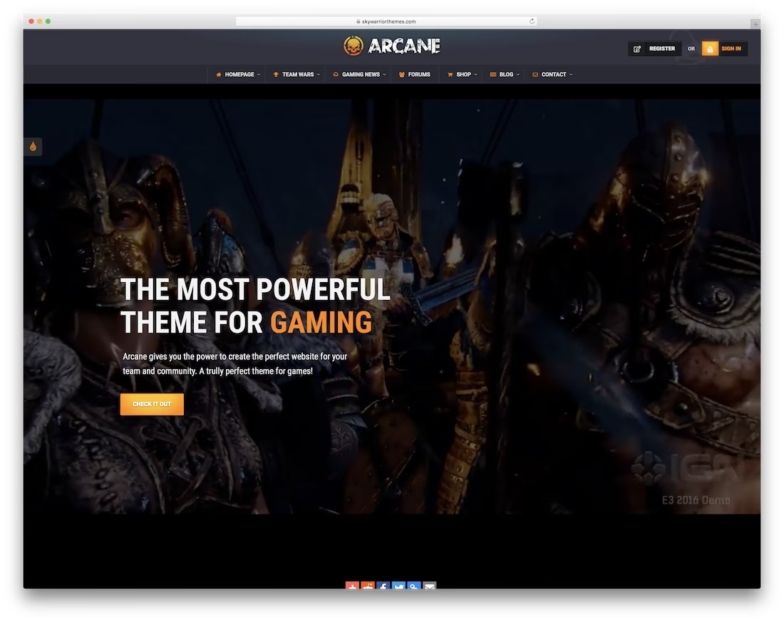 17 Best Gaming Website Templates HTML WordPress 2026 Colorlib Arcane Gaming Html Website Template 