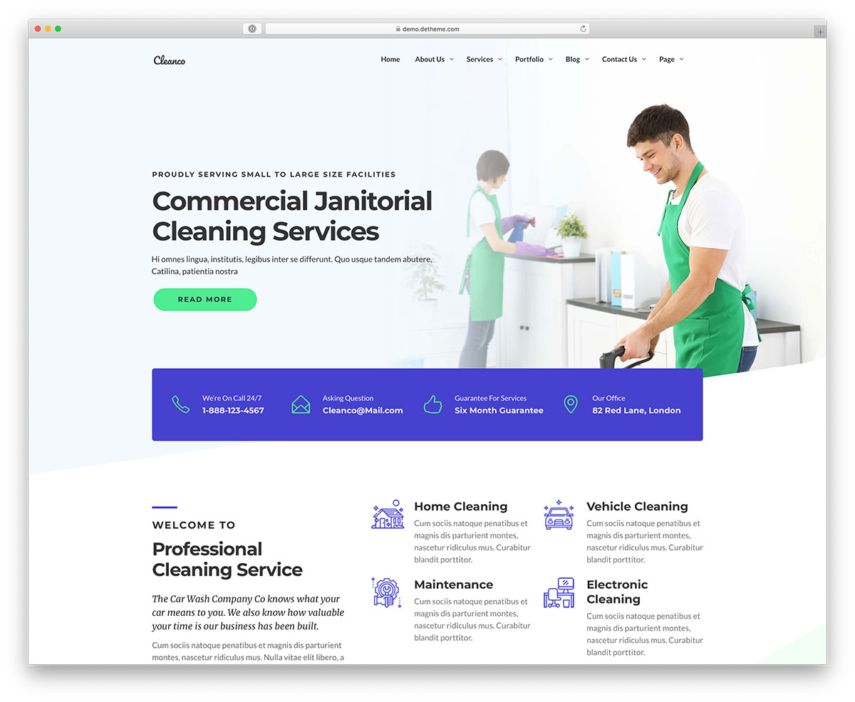 20 Best Cleaning Company Wordpress Themes 2020 Colorlib