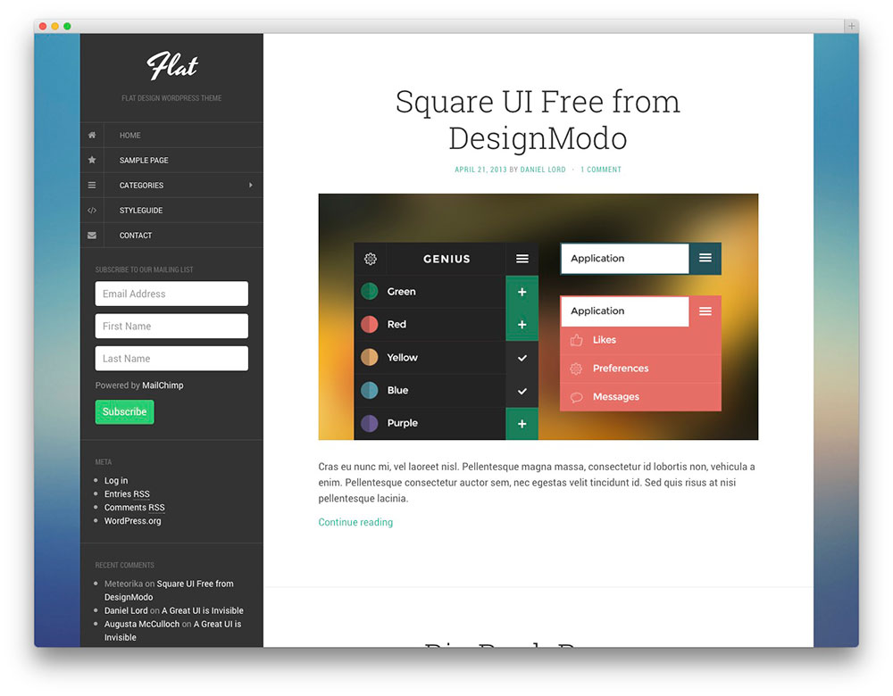 It has a clean design, with a fully white background, a slider, . Quality WordPress Themes Built In Bootstrap ~ free bootstrap web templates for download...