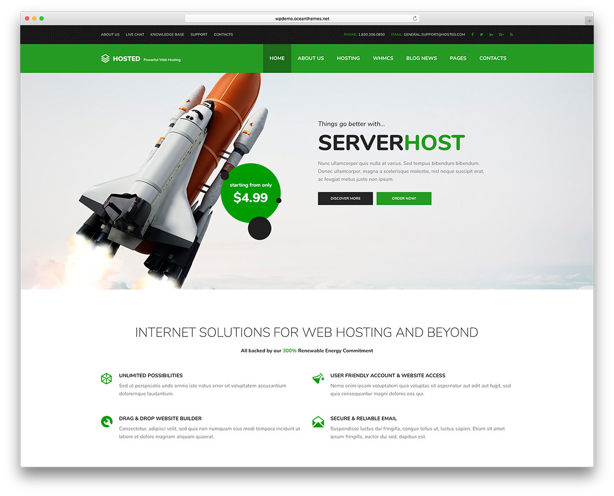 Phox premium hosting & whmcs wordpress theme is specially designed for web hosting companies. 29 Best Hosting WordPress Themes With WHMCS 2021 - Colorlib