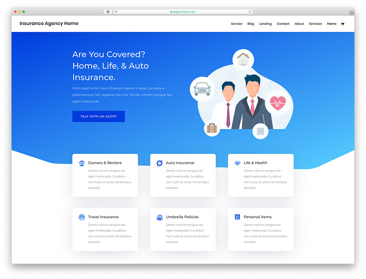 And financial insurance agencies to display services, quotes, testimonials, . Top 23 WordPress Insurance Company Themes 2021 - Colorlib