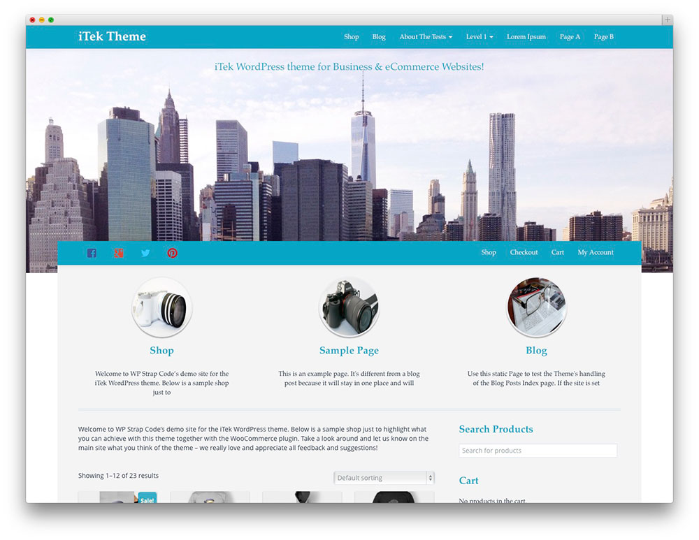 Top woocommerce themes for wordpress · 01. 30+ Best Free WooCommerce WordPress Themes 2017 - colorlib