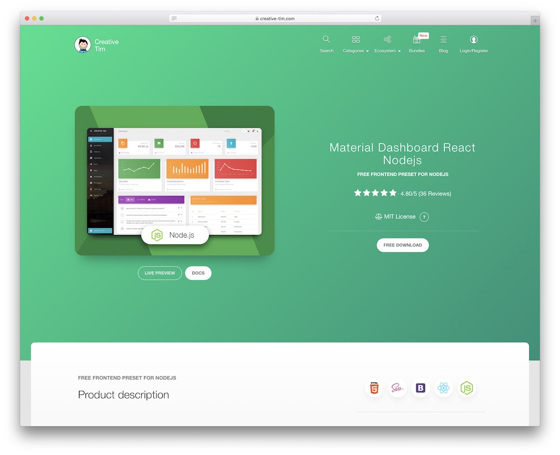 23 Best Free React Templates Themes 2020 Colorlib