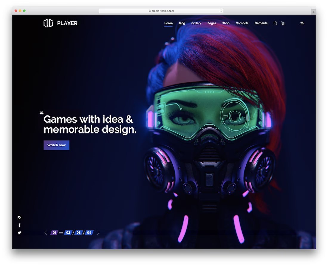 17 Best Gaming Website Templates HTML WordPress 2026 Colorlib Plaxer Gaming Website Template 