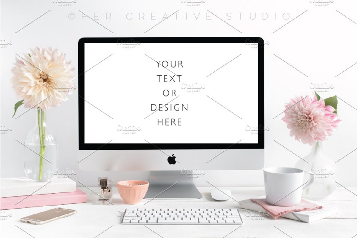 3 desktop screens, 1 desktop overlay, 3 tablet screens, 3 mobile . 50 Free Computer Mockups And Templates 2021 Colorlib