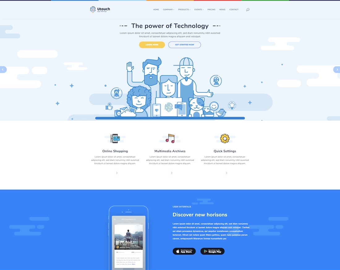 28 Technology Website Templates For Apps Software 2020 Colorlib