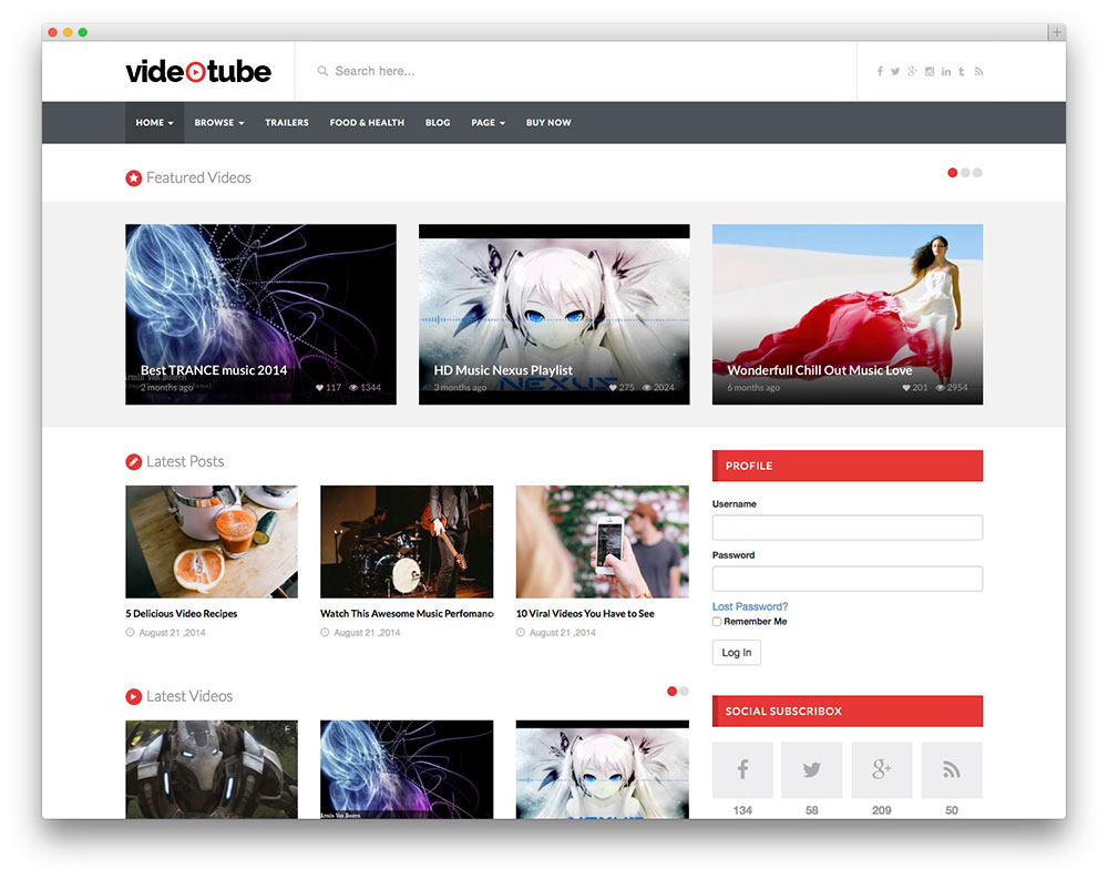 Here's how to do it both before and after you upload your videos. 20 Best Wordpress Video Themes For Video Blogs Vlogs 2021 Colorlib