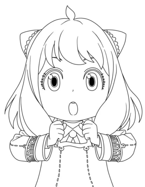 Anya Coloring Pages – 007