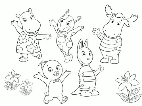 Backyardigans Coloring Pages 004