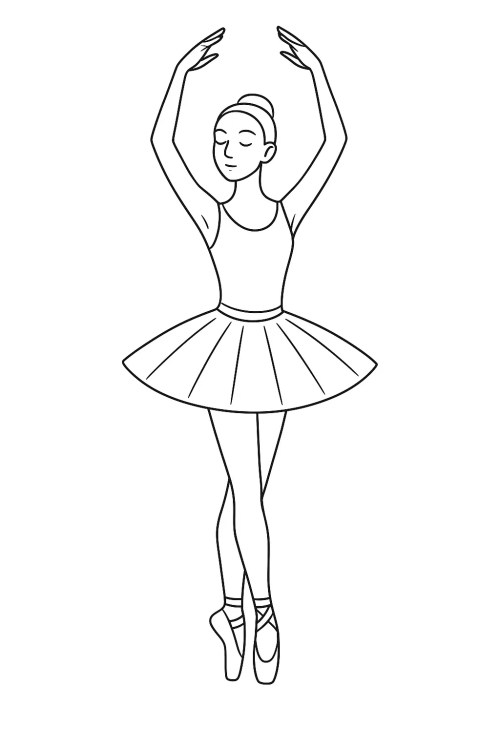 Ballerina Coloring Pages – 026