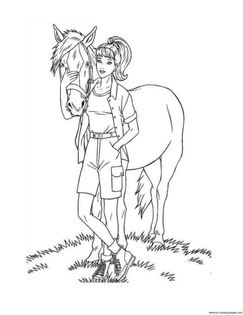Barbie Coloring Pages – 006
