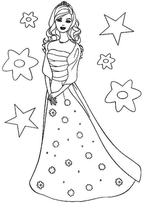 Barbie Coloring Pages – 009
