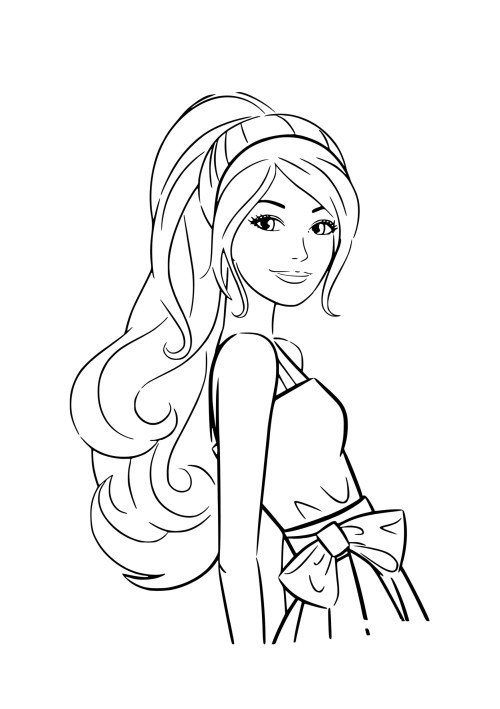 Barbie Coloring Pages – 030