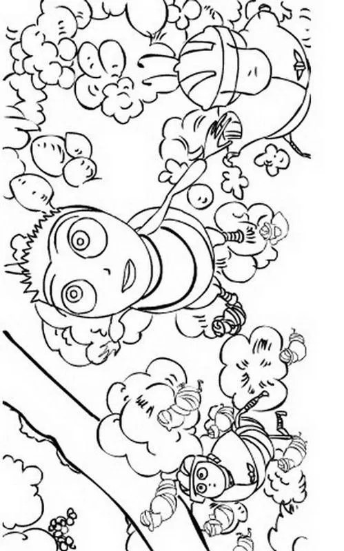 Bees Coloring Pages – 021