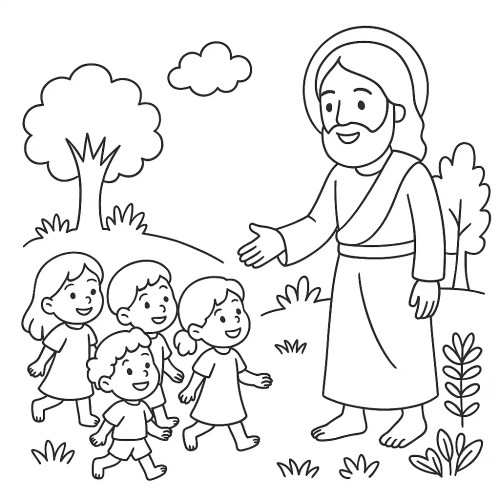 Biblical Coloring Pages – 021