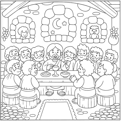 Biblical Coloring Pages – 032