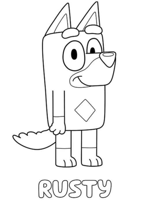 Bluey Coloring Pages – 017