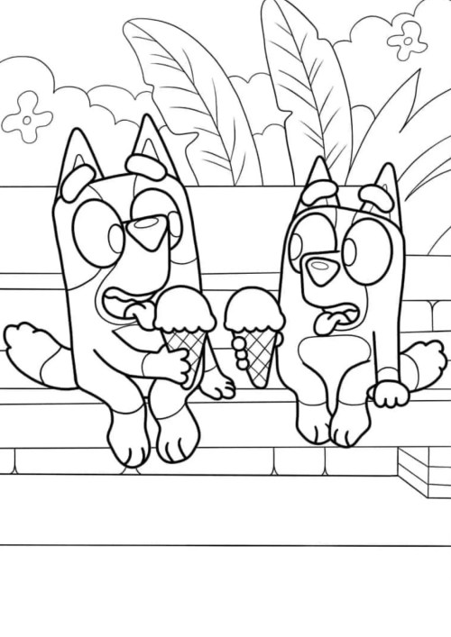 Bluey Coloring Pages – 021