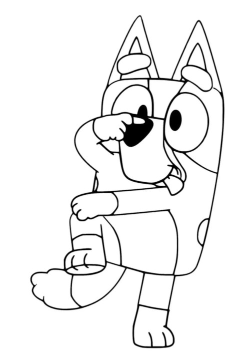 Bluey Coloring Pages – 024