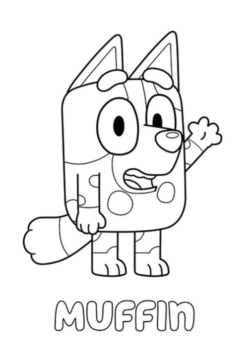 Bluey Coloring Pages – 025