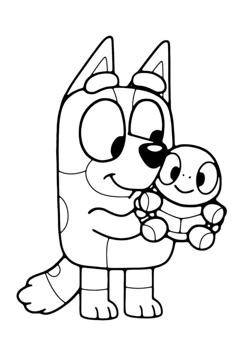 Bluey Coloring Pages – 034